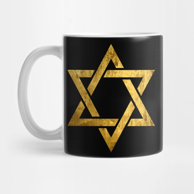 Golden Magen David by Beltschazar